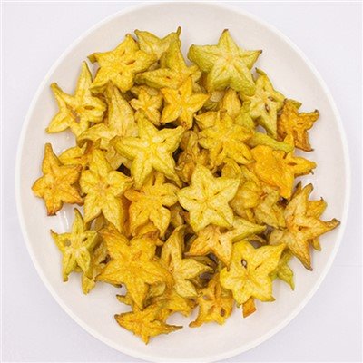 Vakuumfriterade Starfruit Chips
