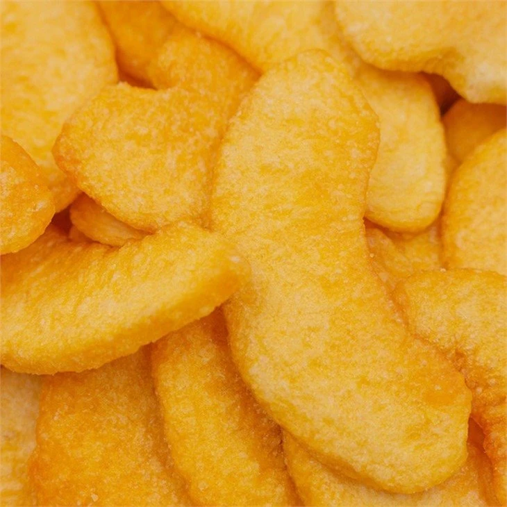 Vacuum Fried Yellow peach healthy